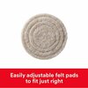 Scotch Felt Self Adhesive Protective Pad Beige Round SP880-NA